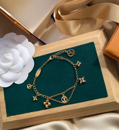 Miro BLOOMING PINK GOLD MOP BRACELET