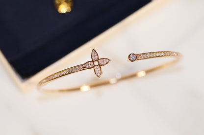 Miro IDYLLE GOLD OPEN BRACELET DIAMOND PAVED