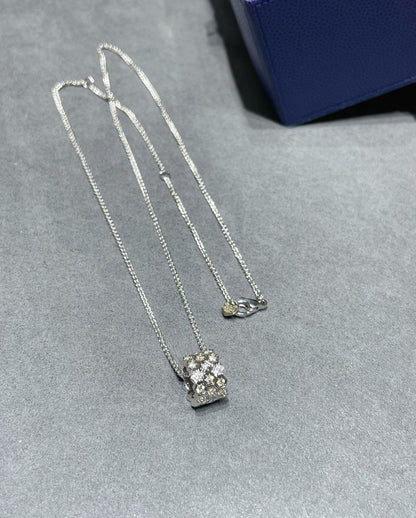 Miro BEE LOVE DIAMOND PAVED 3 ROW NECKLACE