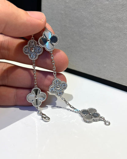 [Miro ]New  CLOVER 5 MOTIF LASER BRACELET COLLECTION