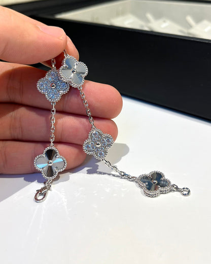 [Miro ]New  CLOVER 5 MOTIF LASER BRACELET COLLECTION