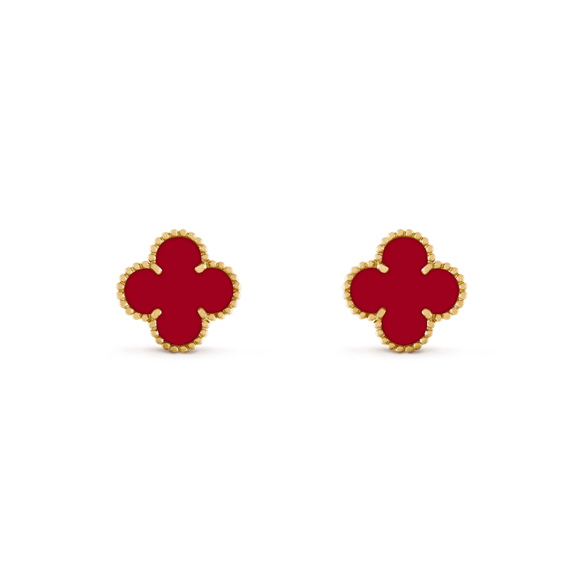 Miro CLOVER MEDIUM 1 MOTIFS CARNELIAN  EARRINGS