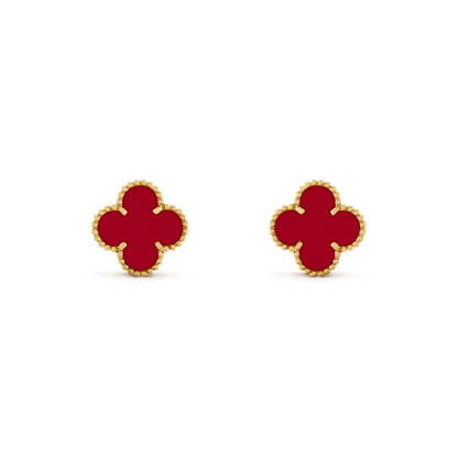 Miro CLOVER MEDIUM 1 MOTIFS CARNELIAN  EARRINGS