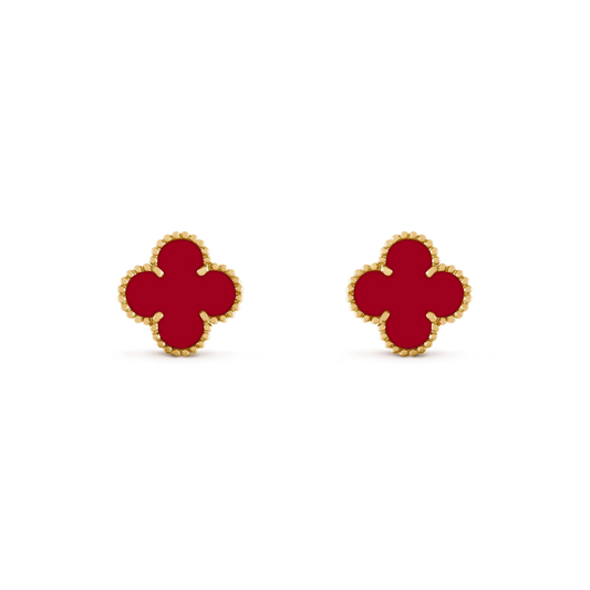 Miro CLOVER MEDIUM 1 MOTIFS CARNELIAN  EARRINGS