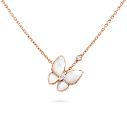 Miro BUTTERFLY MOP DIAMOND NECKLACE