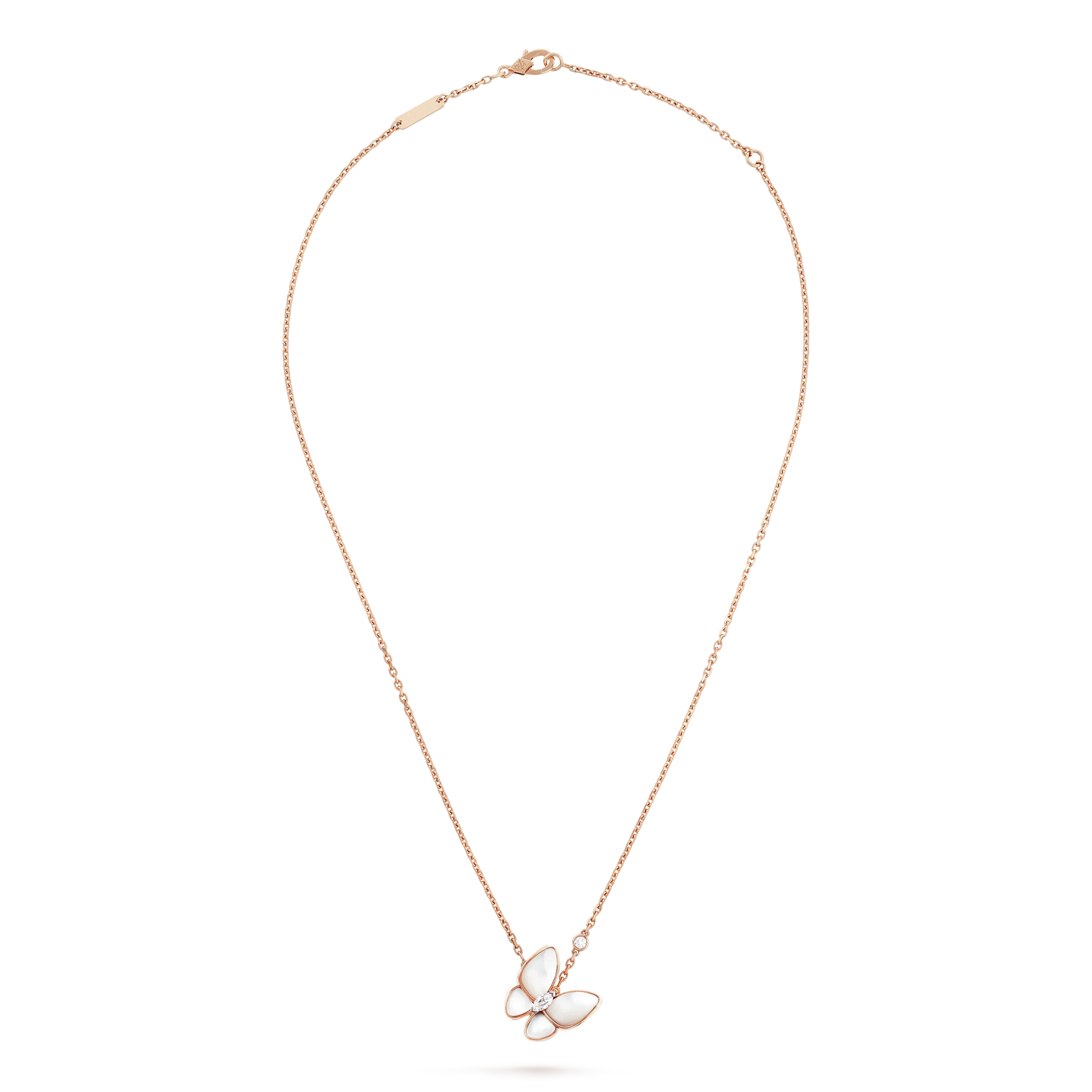 Miro BUTTERFLY MOP DIAMOND NECKLACE