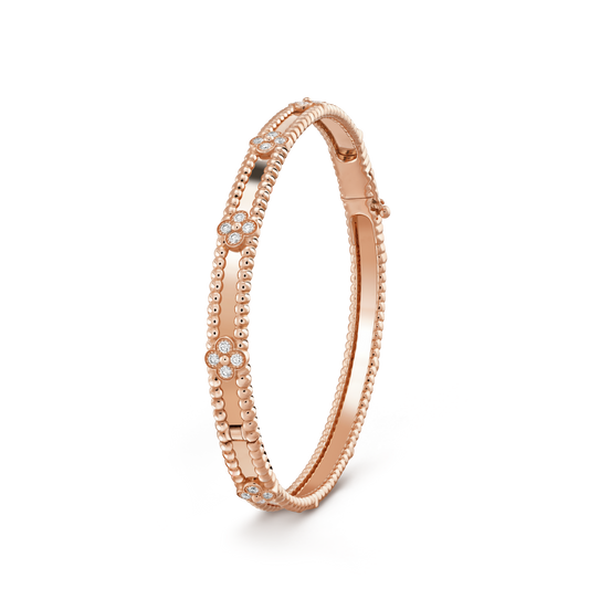 Miro CLOVER BRACELET 4MM DIAMONDS