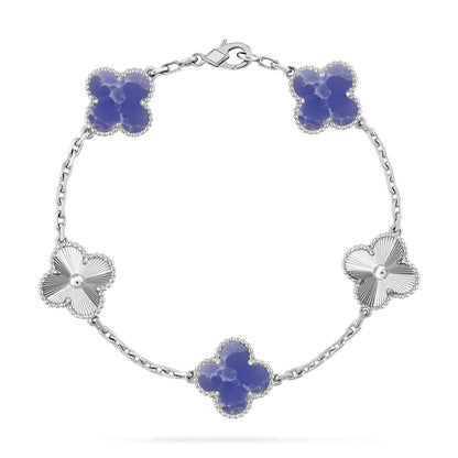 [Miro ]New CLOVER 5 MOTIF BLUE VEINS BRACELET COLLECTION