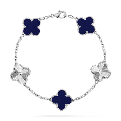 [Miro ]New CLOVER 5 MOTIF LAPIS LAZULI BRACELET COLLECTION
