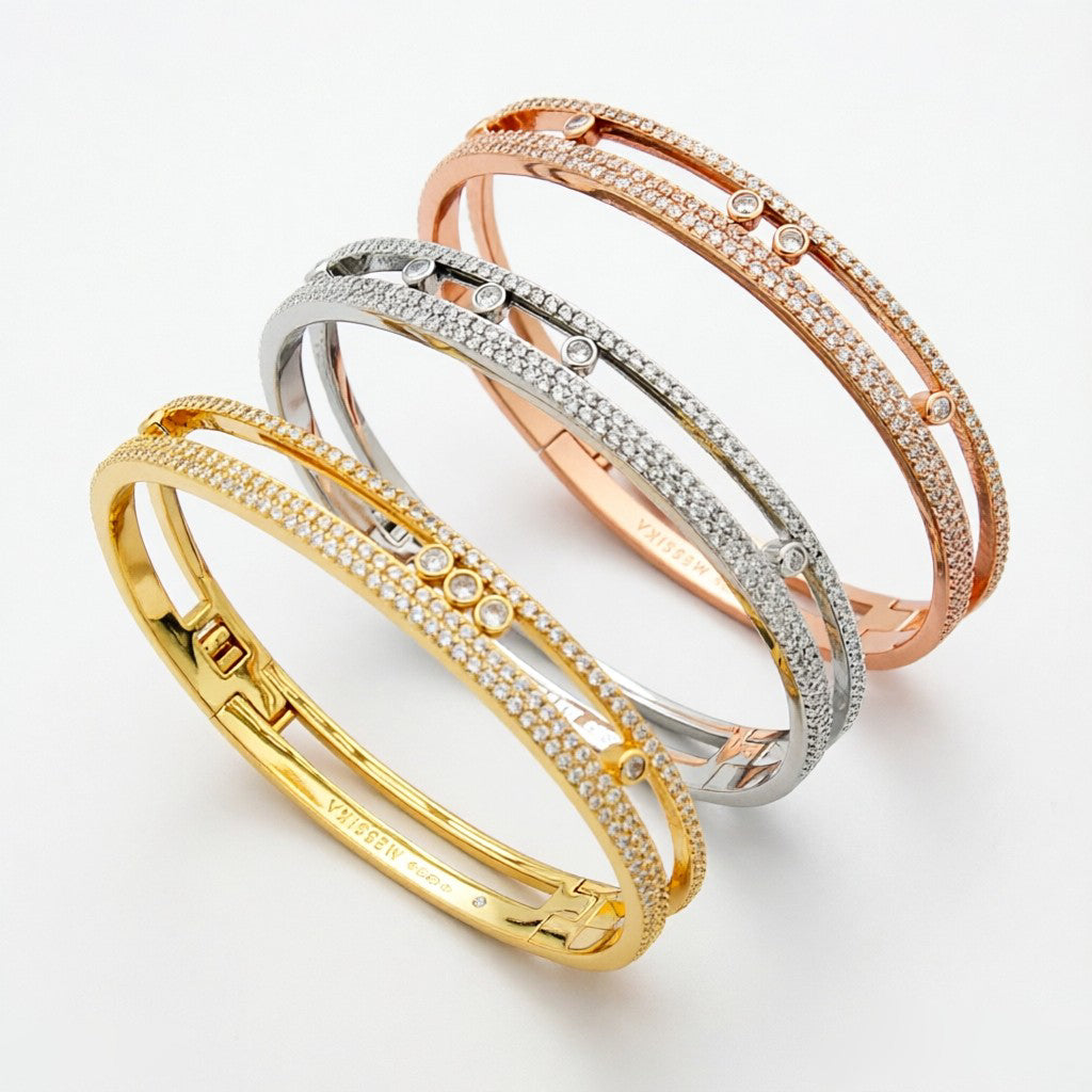 [Miro ]Move Romane pavé bangle