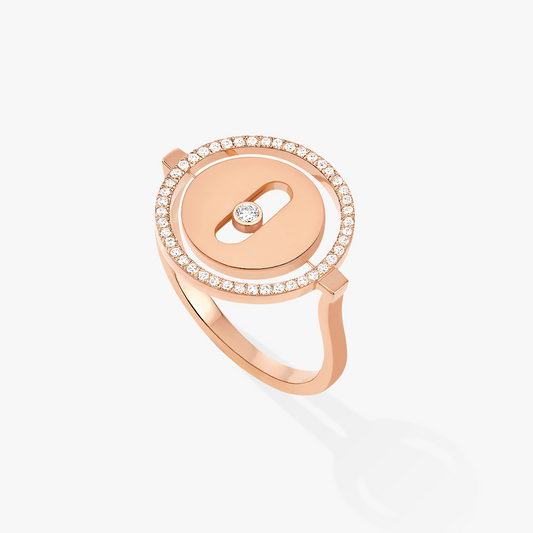 [Miro ]  MOVE PINK GOLD DIAMOND RING