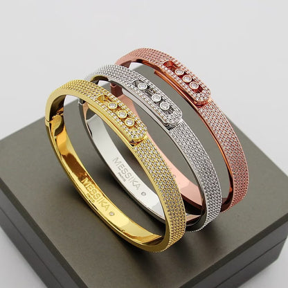 [Miro ]Move Noa Full Pavé Diamond Bangle Bracelet