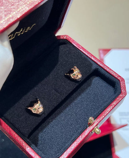 [Miro ] CHRRTAH-PRINT STUD EARRINGS, THREE COLORS