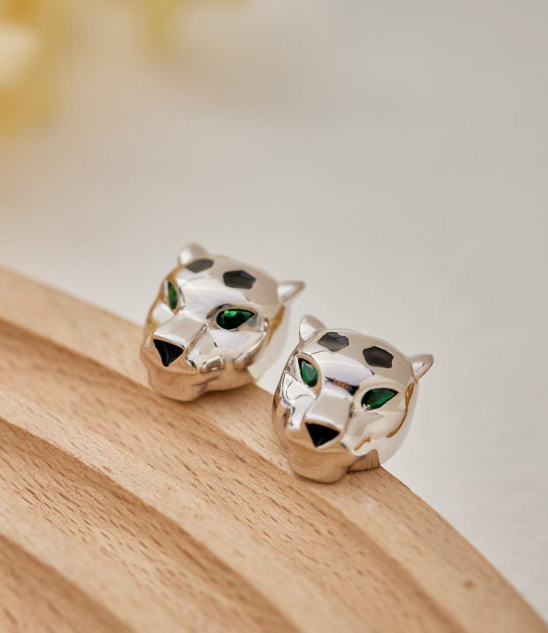 [Miro ] CHRRTAH-PRINT STUD EARRINGS, THREE COLORS