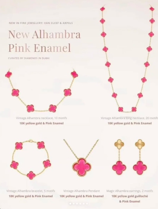 [Miro] 26 NEW PINK BUBBLE ENAMEL SET