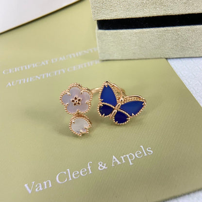 [Miro ] 2026 NEW MODEL SPRING LUCKY 3 MOTIF GOLD RING