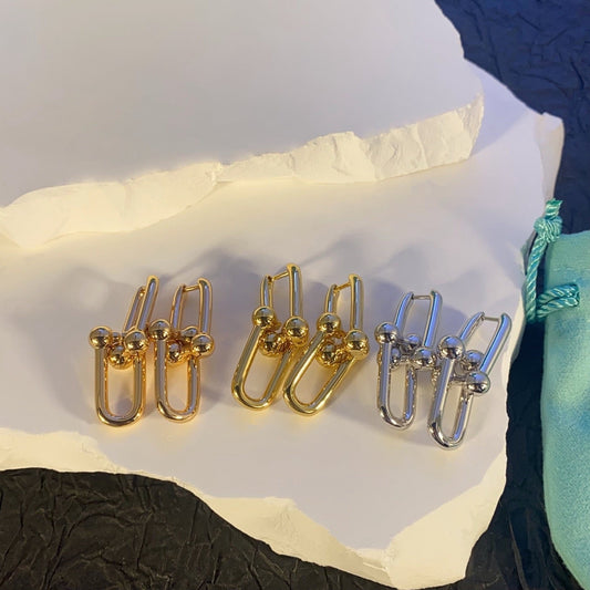 [Miro ] TF U-shaped earrings