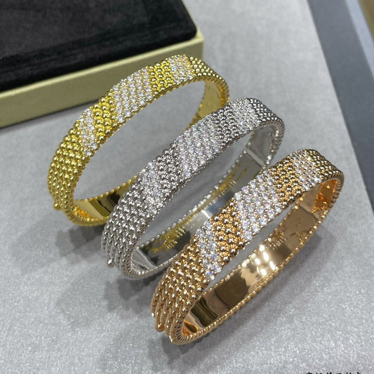 [Miro ]  PERLEE DIAMOND BRACELET ,5-ROW DIAMOND-SET DESIGN