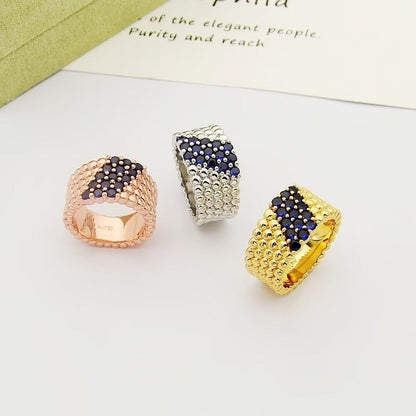 [Miro ]  PERLEE DIAMOND RING ,5-ROW DIAMOND-SET DESIGN