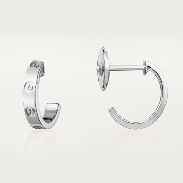Miro LOVE EARRINGS 2.65MM SILVER