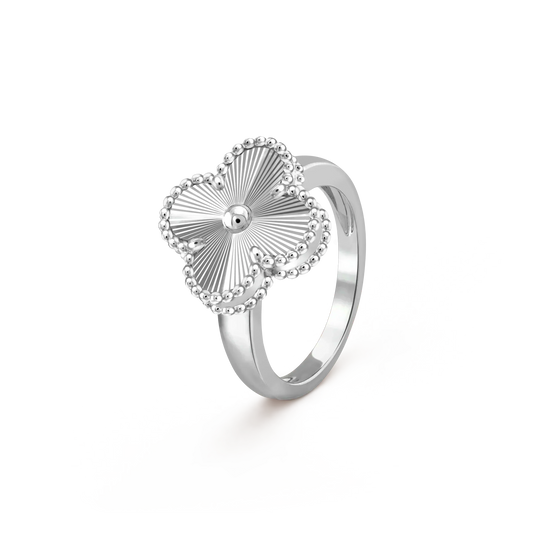 Miro CLOVER SILVER RING