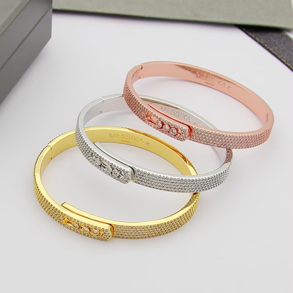 [Miro ]Move Noa Full Pavé Diamond Bangle Bracelet