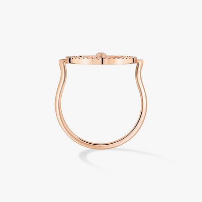 [Miro ]  MOVE PINK GOLD DIAMOND RING