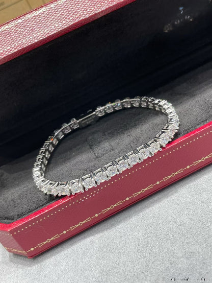 [Miro ]TENNIS BRACELET WITH FULL DIAMOND SETTING