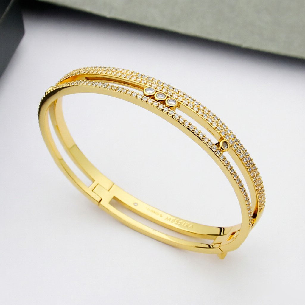 [Miro ]Move Romane pavé bangle