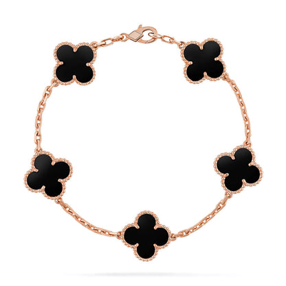 [Miro ]New CLOVER 5 MOTIF ONYXS BRACELET COLLECTION