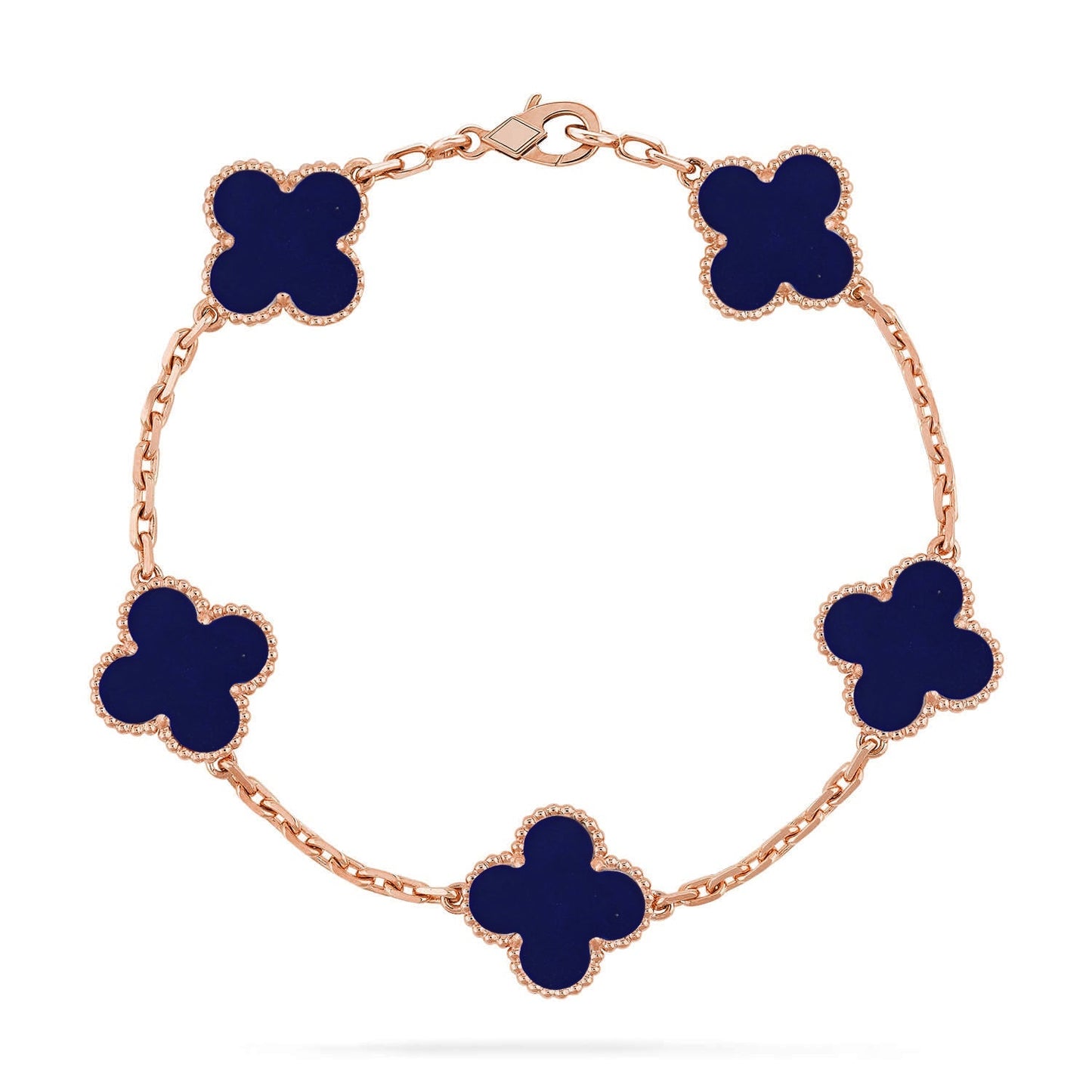 [Miro ]New CLOVER 5 MOTIF LAPIS LAZULI BRACELET COLLECTION