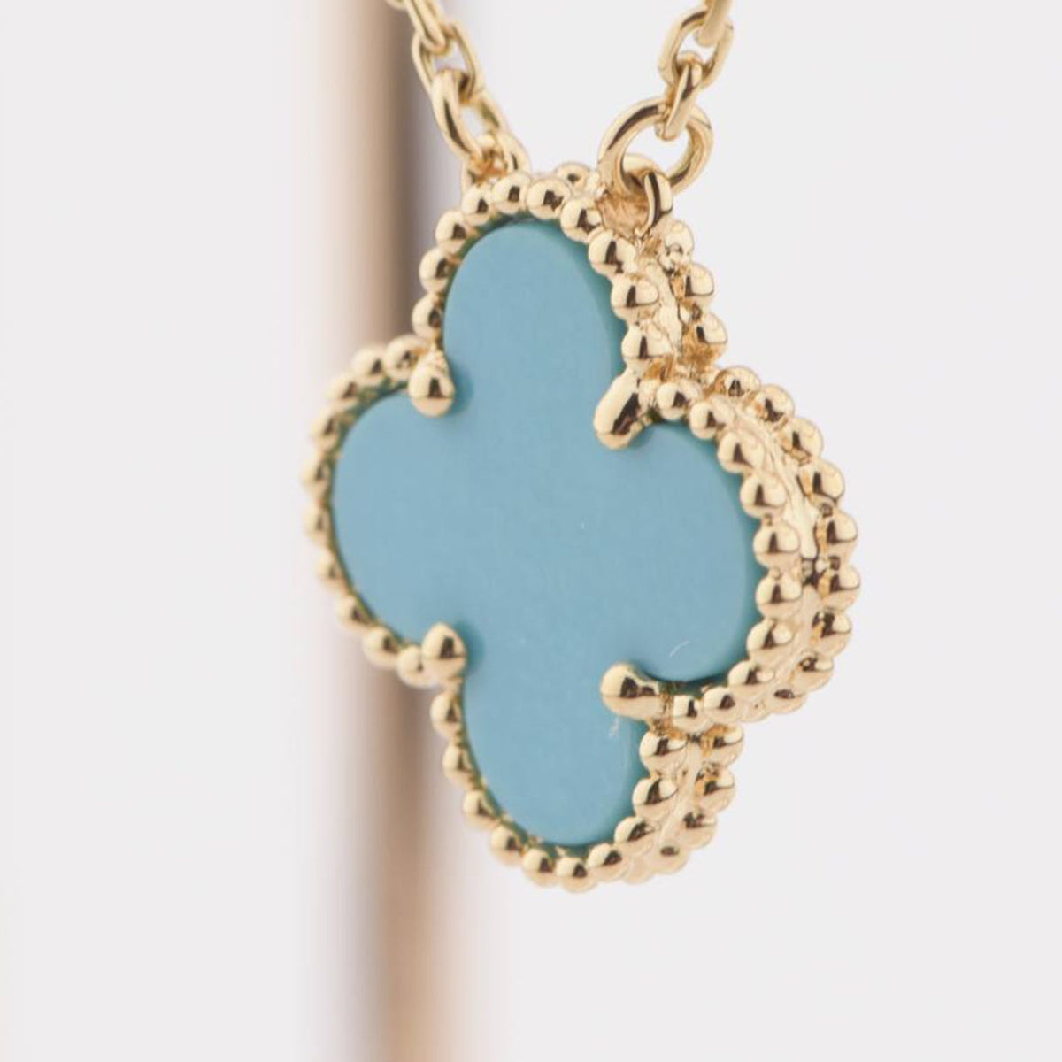 Miro CLOVER 15MM VINTAGE TURQUOISE NECKLACE