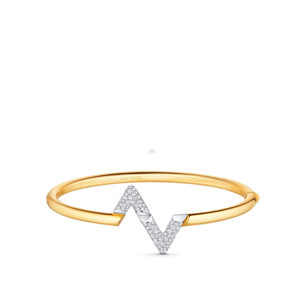 Miro VOLTE UPSITE DOWN GOLD DIAMOND BRACELET