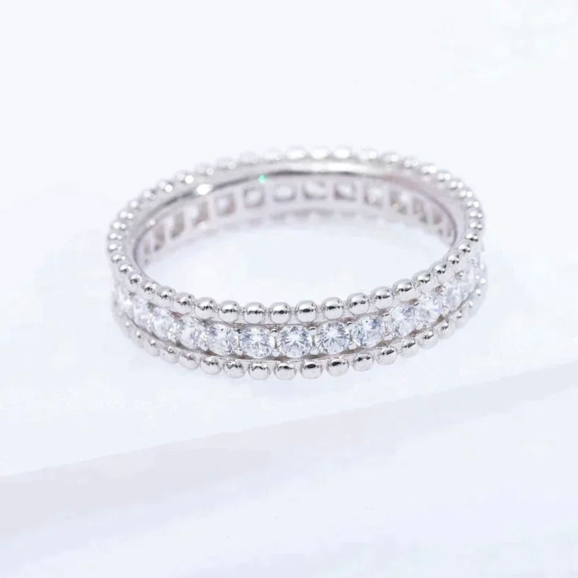 Miro PERLEE DIAMOND SILVER RING