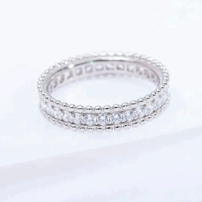 Miro PERLEE DIAMOND SILVER RING