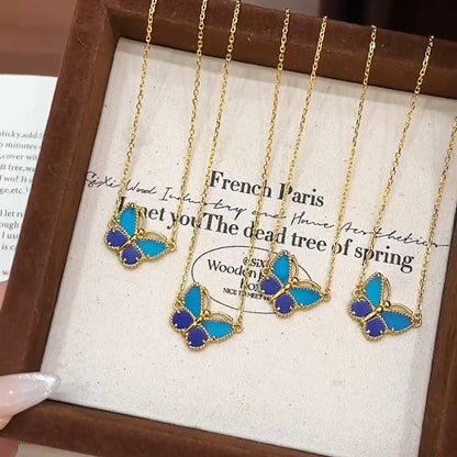 [Miro ] 2026 BUTTERFLY BLUE   NECKLACE