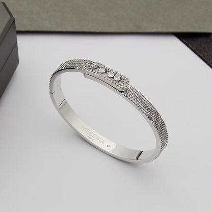 [Miro ]Move Noa Full Pavé Diamond Bangle Bracelet