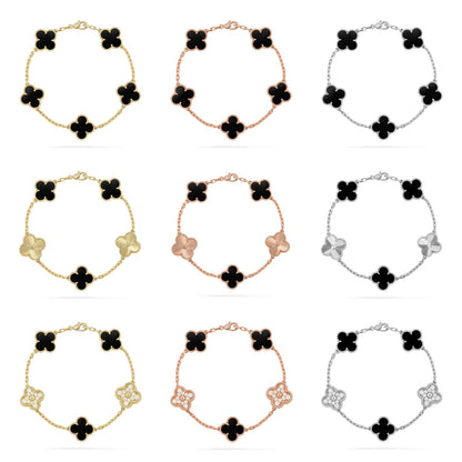 [Miro ]New CLOVER 5 MOTIF ONYXS BRACELET COLLECTION