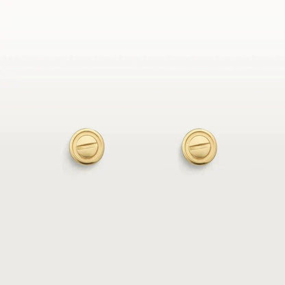 Miro LOVE EARRINGS GOLD 10MM
