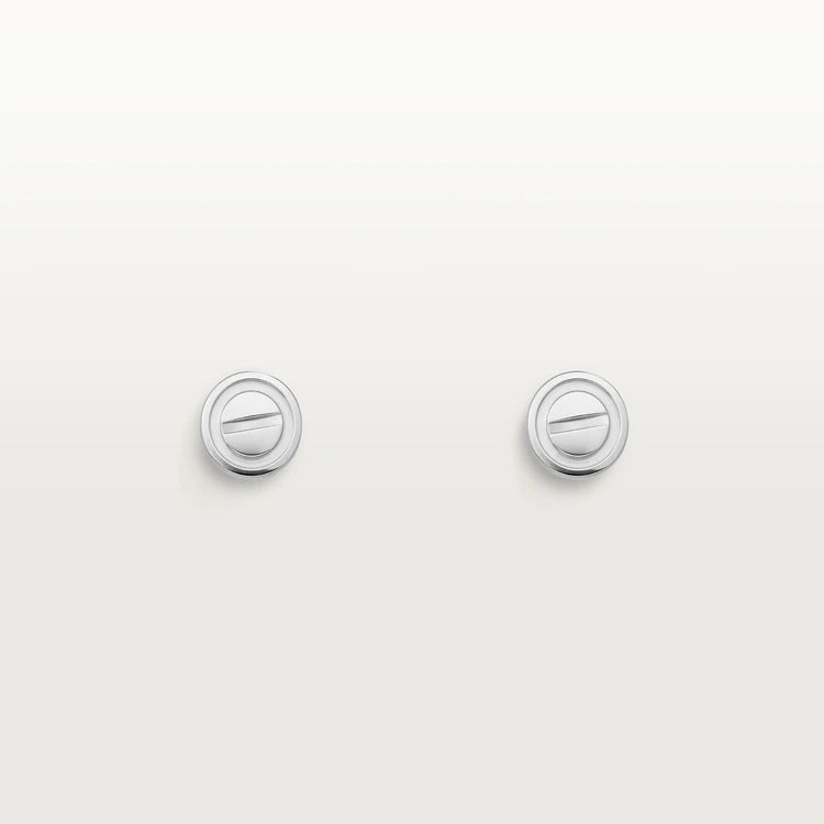 Miro LOVE EARRINGS SILVER 10MM