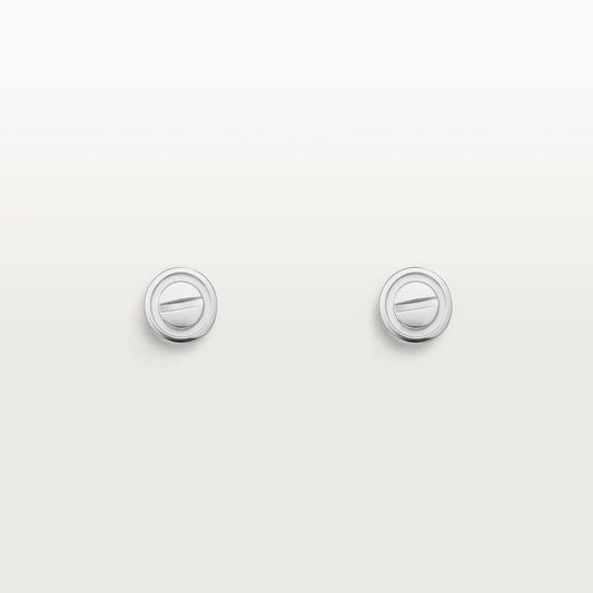 Miro LOVE EARRINGS SILVER 10MM