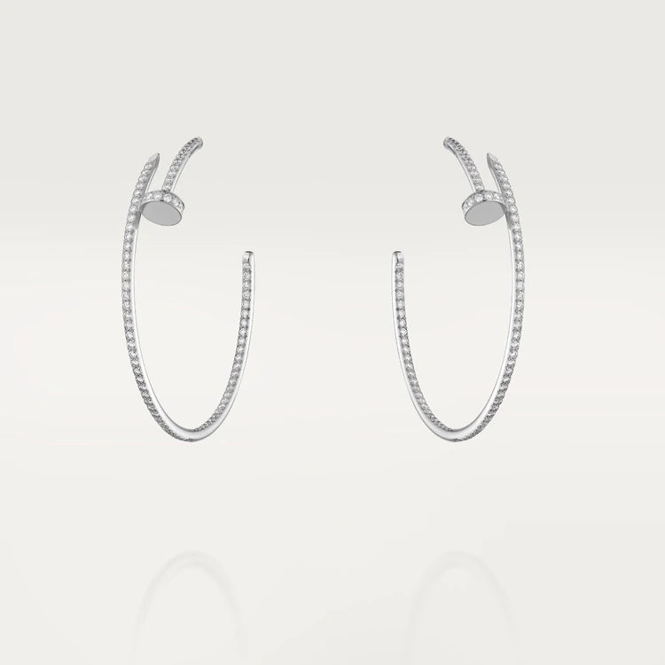 Miro JUSTE EARRINGS FULL DIAMONDS 1.8MM