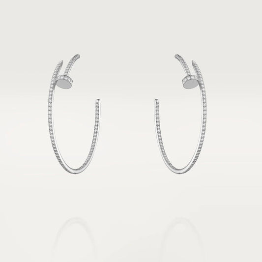Miro JUSTE EARRINGS FULL DIAMONDS 1.8MM