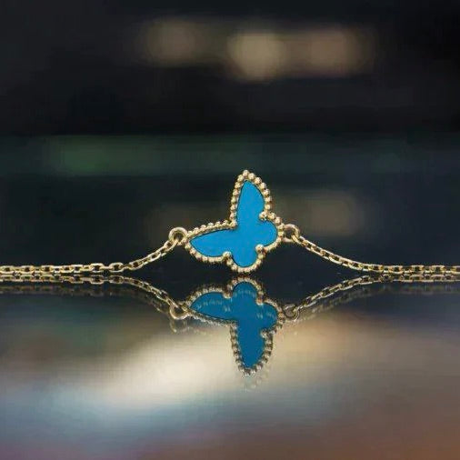 Miro BUTTERFLY TURQUOISE BUTTERFLY BRACELET