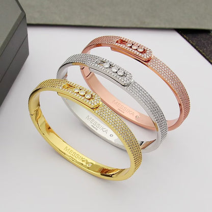 [Miro ]Move Noa Full Pavé Diamond Bangle Bracelet