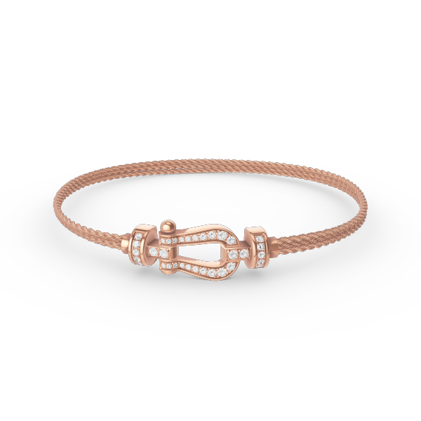 Miro FORCE SMALL HORSESHOE  DIAMOND CHAIN ROPE BRACELET