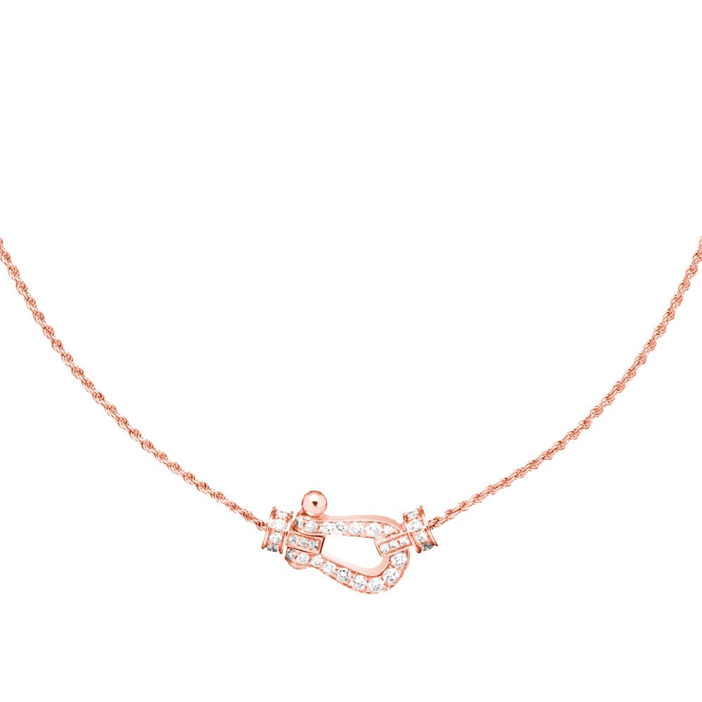 Miro FORCE 10 PINK GOLD DIAMOND NECKLACE