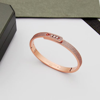 [Miro ]Move Noa Full Pavé Diamond Bangle Bracelet