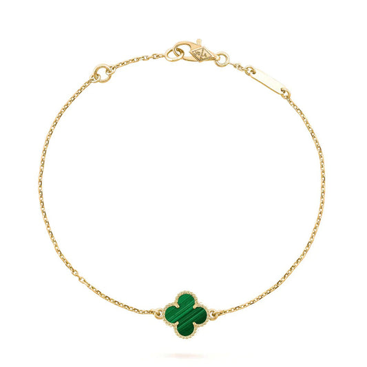 Miro CLOVER BRACELET MALACHITE 1 MOTIF