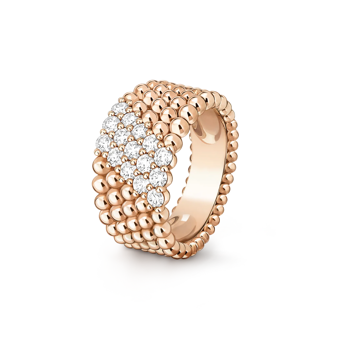 [Miro ]  PERLEE DIAMOND RING ,5-ROW DIAMOND-SET DESIGN